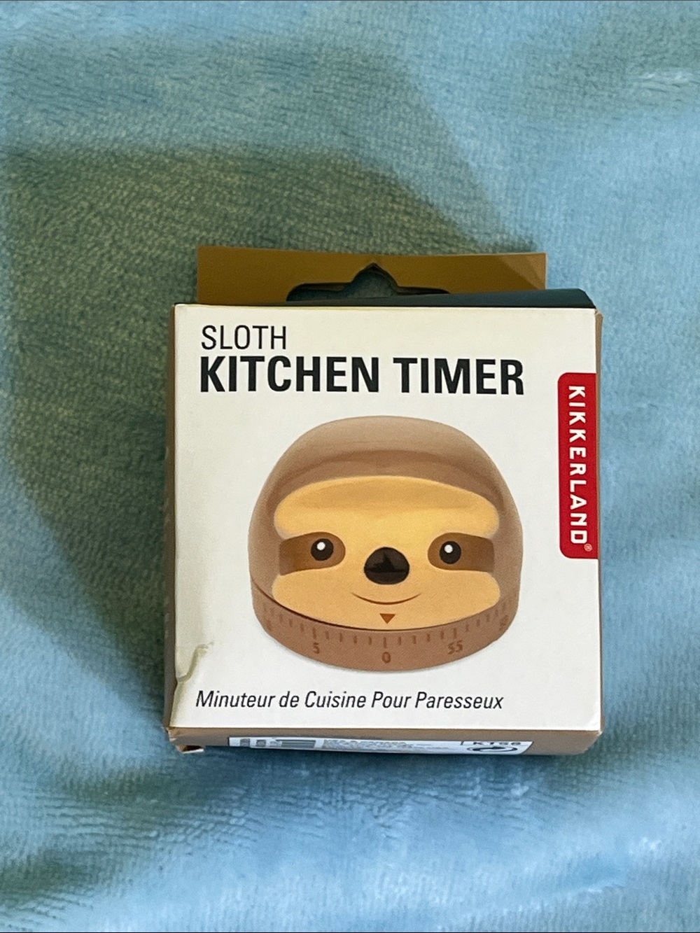 Kikkerland Sloth Kitchen Timer 🦥⏲️ NEW IN BOX – So Cute!